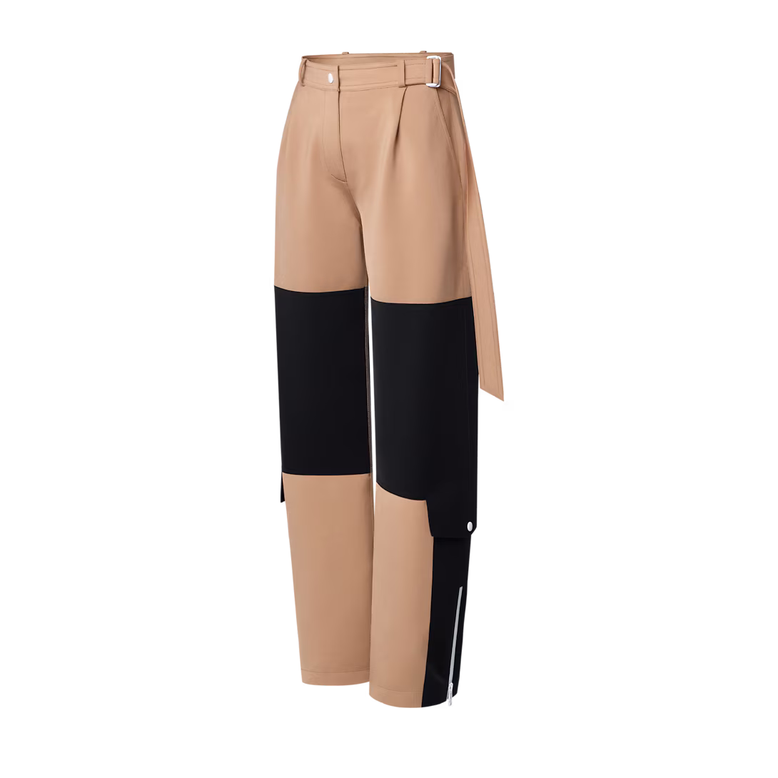 Color-Blocked Cargo Pants