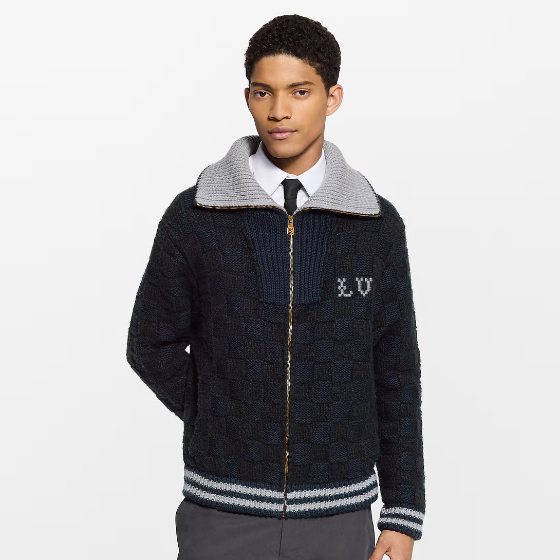 Damier Knit Blouson