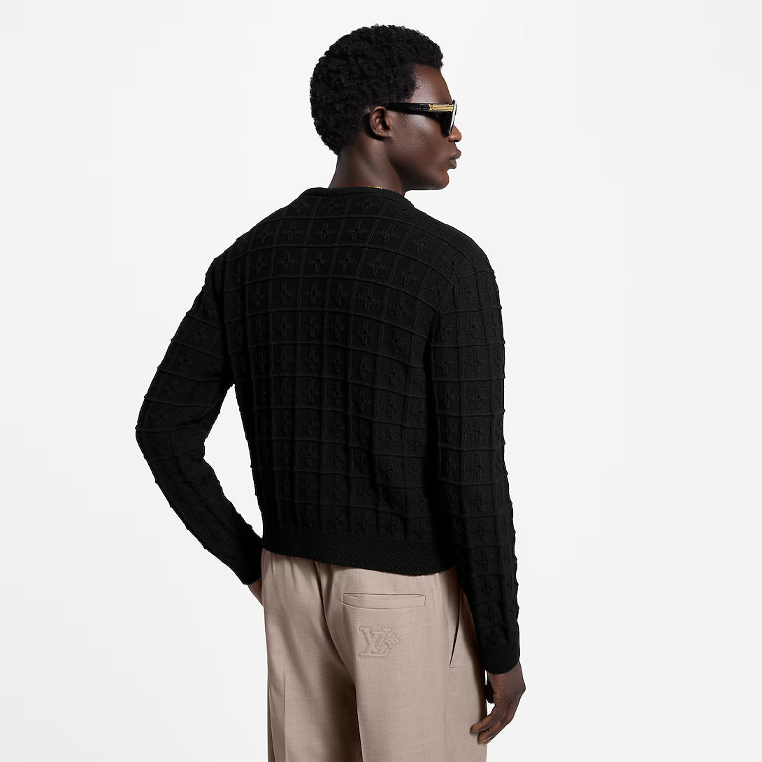 Double-Breasted Knit Jacket