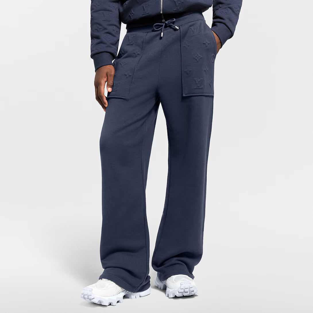 Embossed Signature Detail Pants