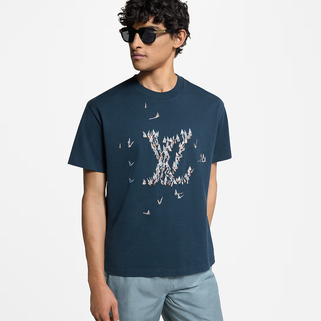Embroidered Cotton T-Shirt