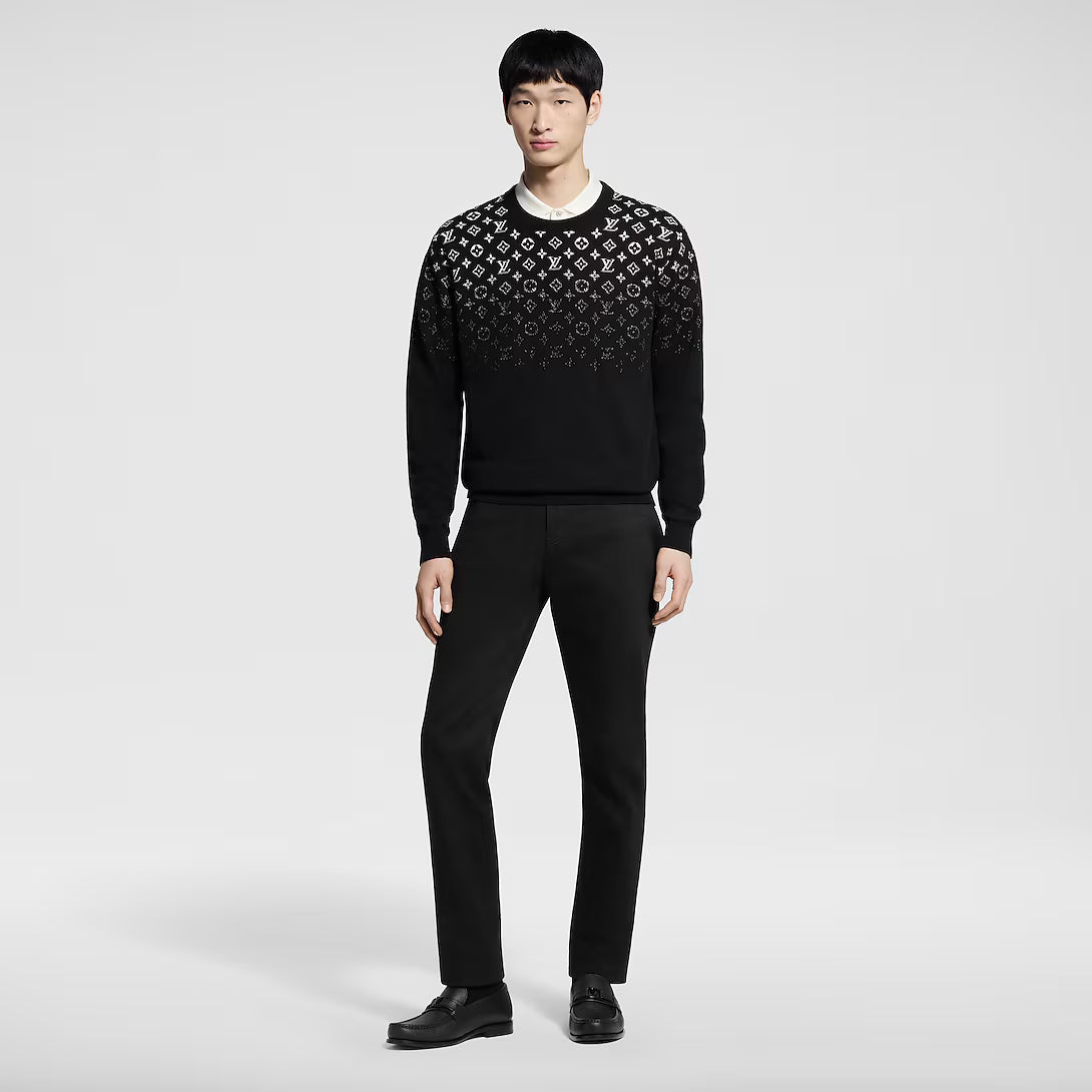 Gradient Cotton Crewneck