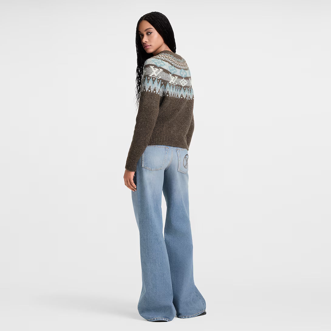 Graphic Signature Knit Pullover