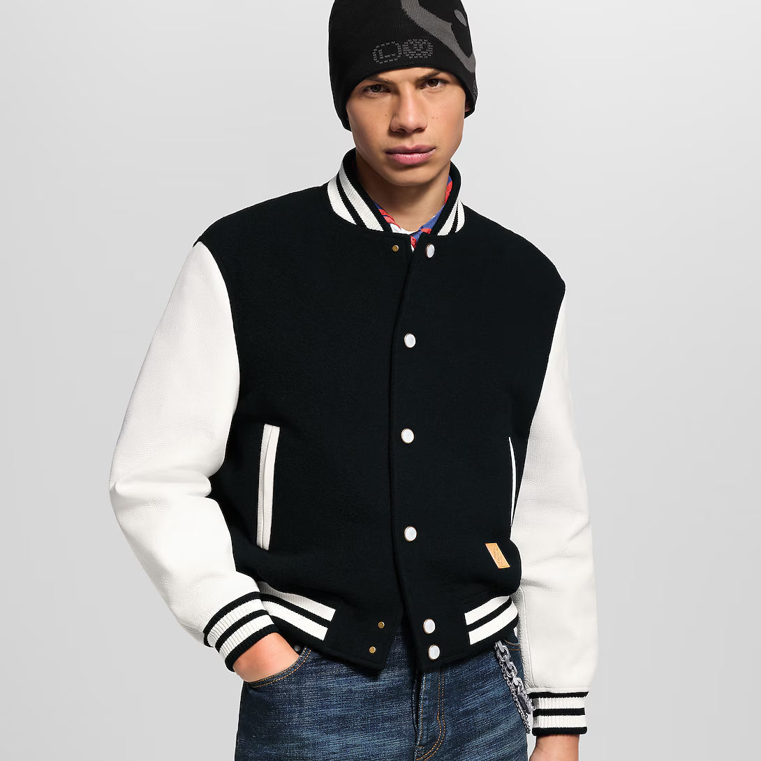 Leather Signature Varsity Jacket