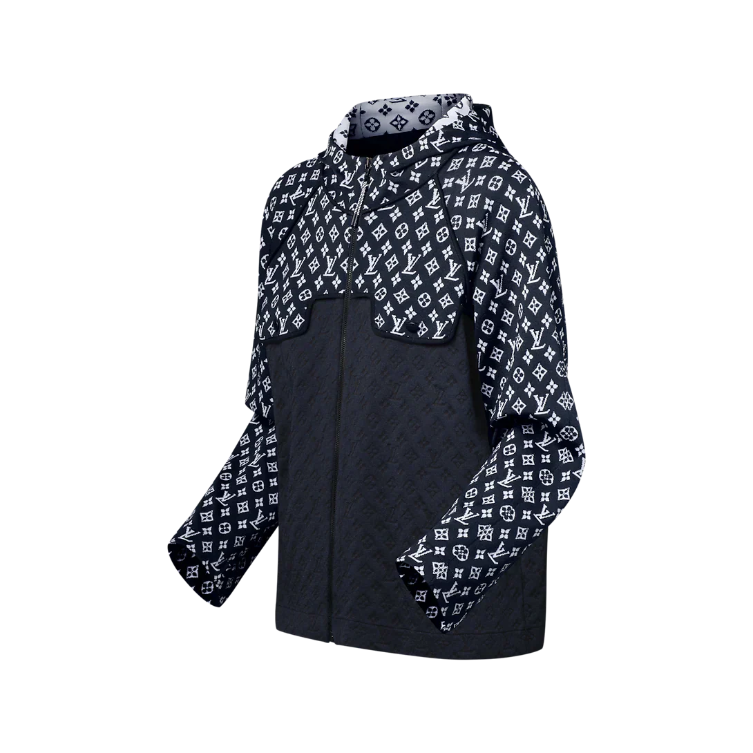Monogram Jacquard Knit Hoodie