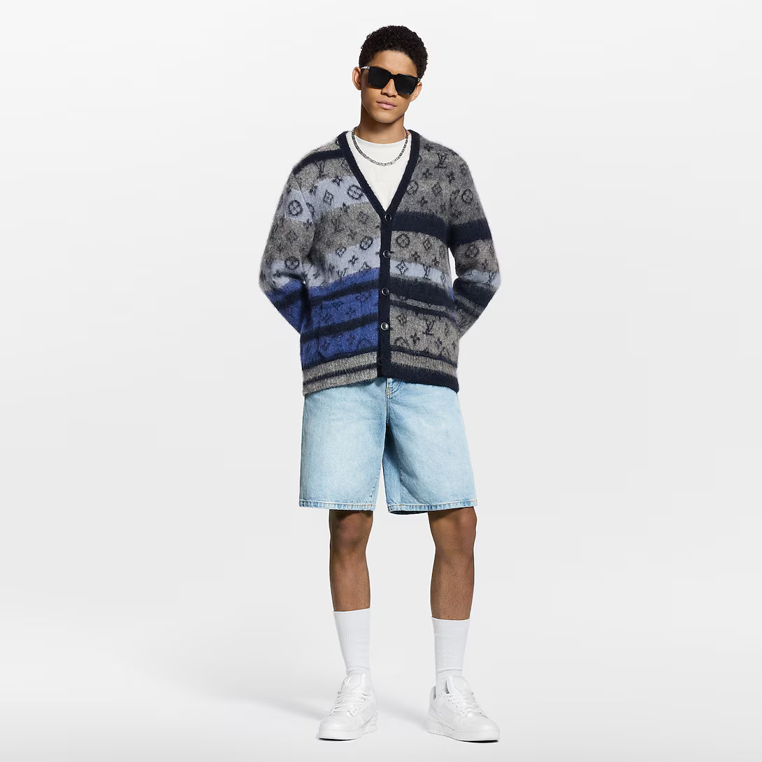 Monogram Mohair Cardigan