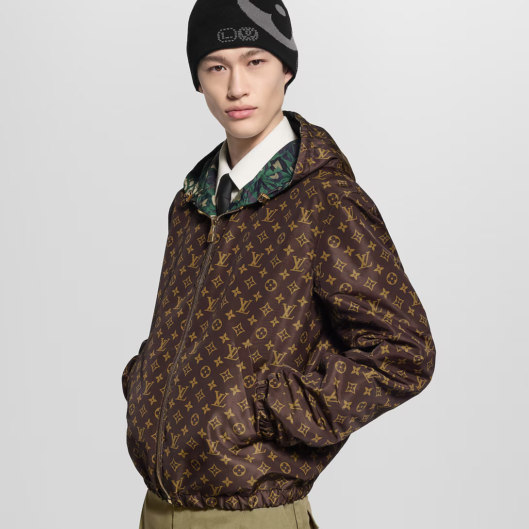 Monogram Reversible Windbreaker