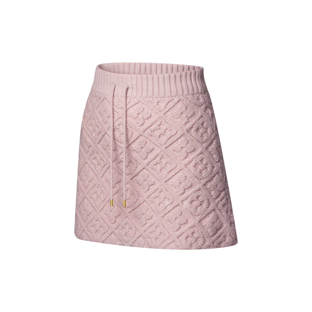 Monogram Toweling Mini Skirt