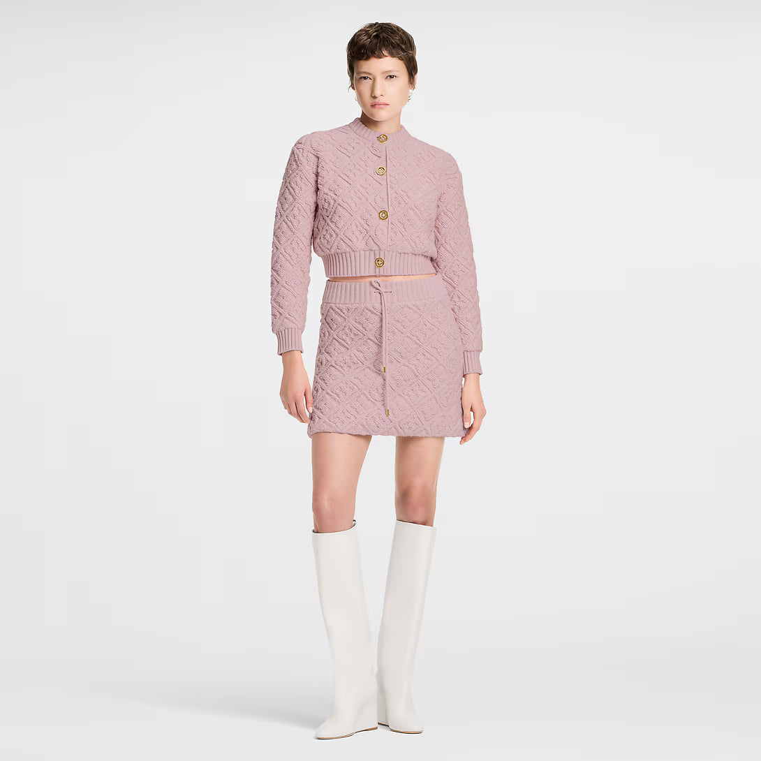Monogram Toweling Mini Skirt