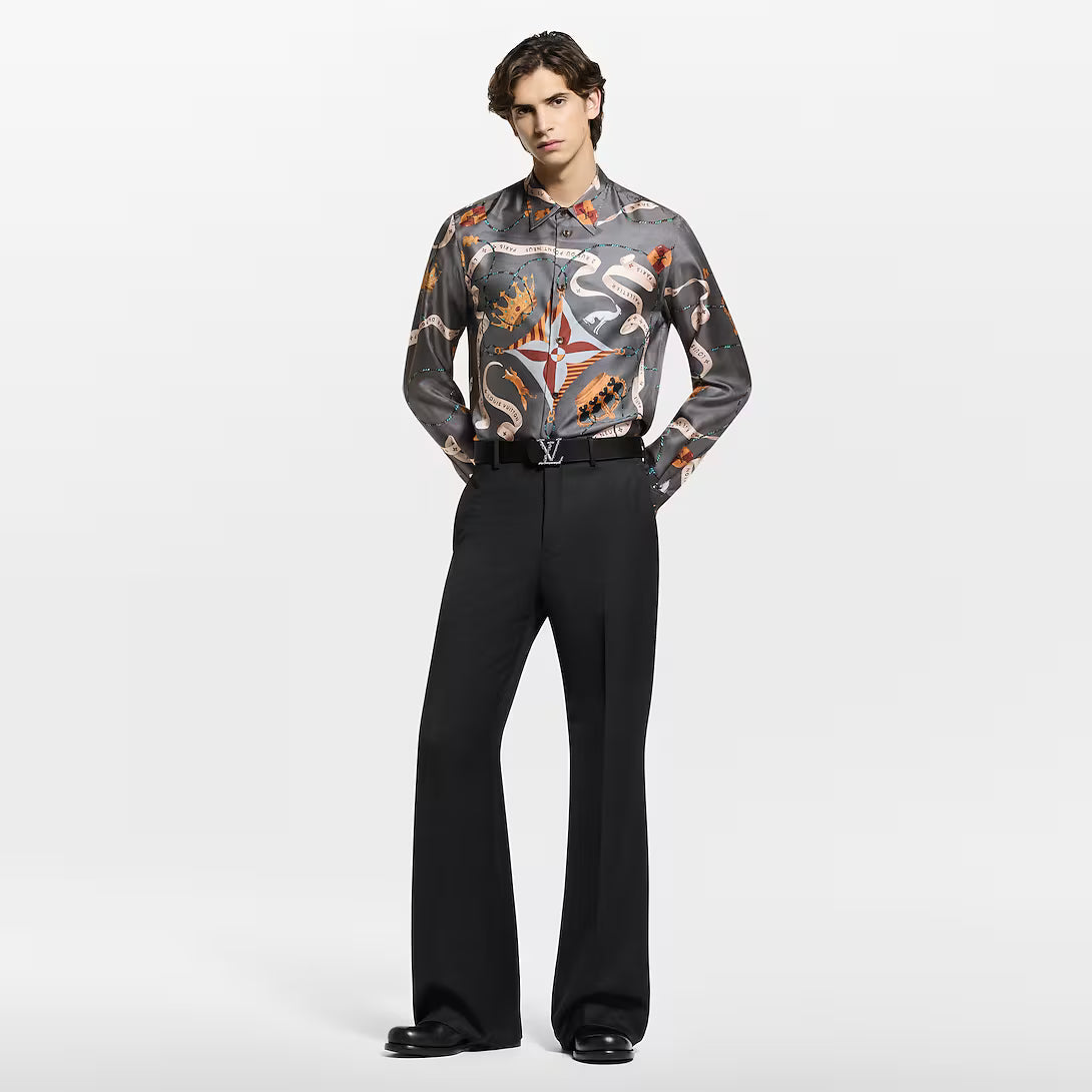 Printed Silk Shirt