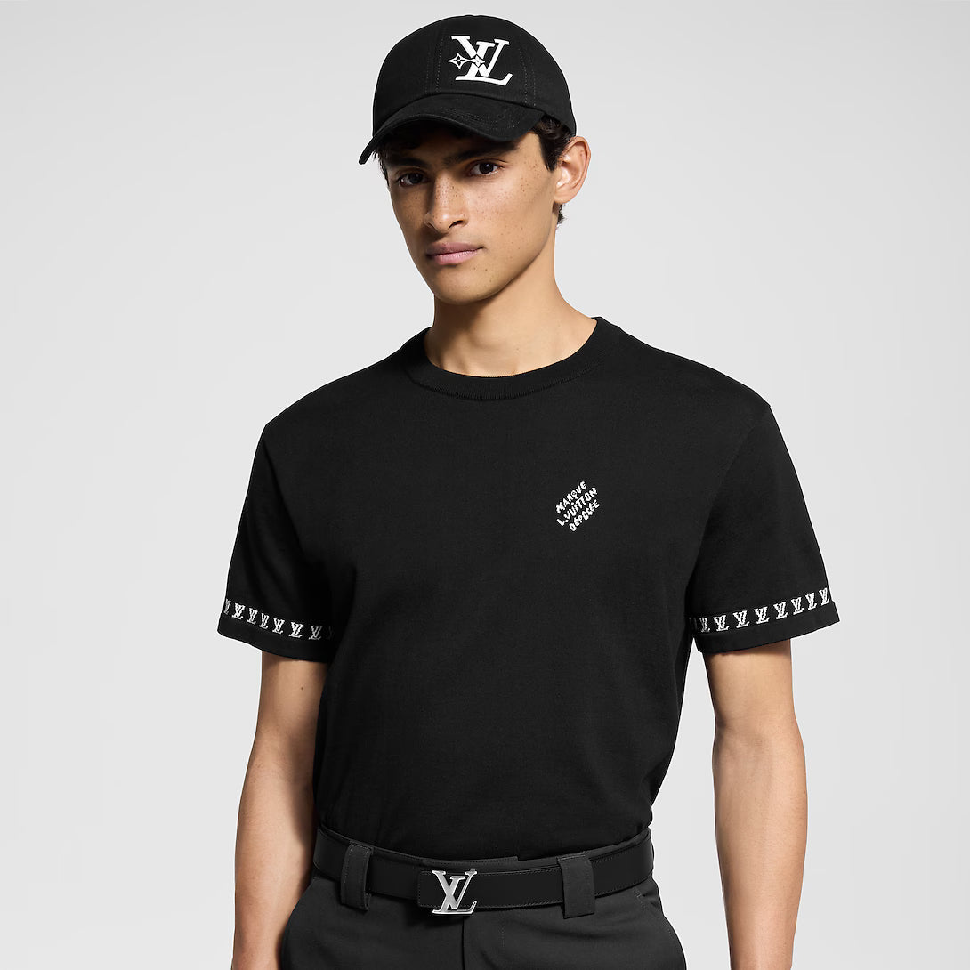Short-Sleeved Cotton Crewneck