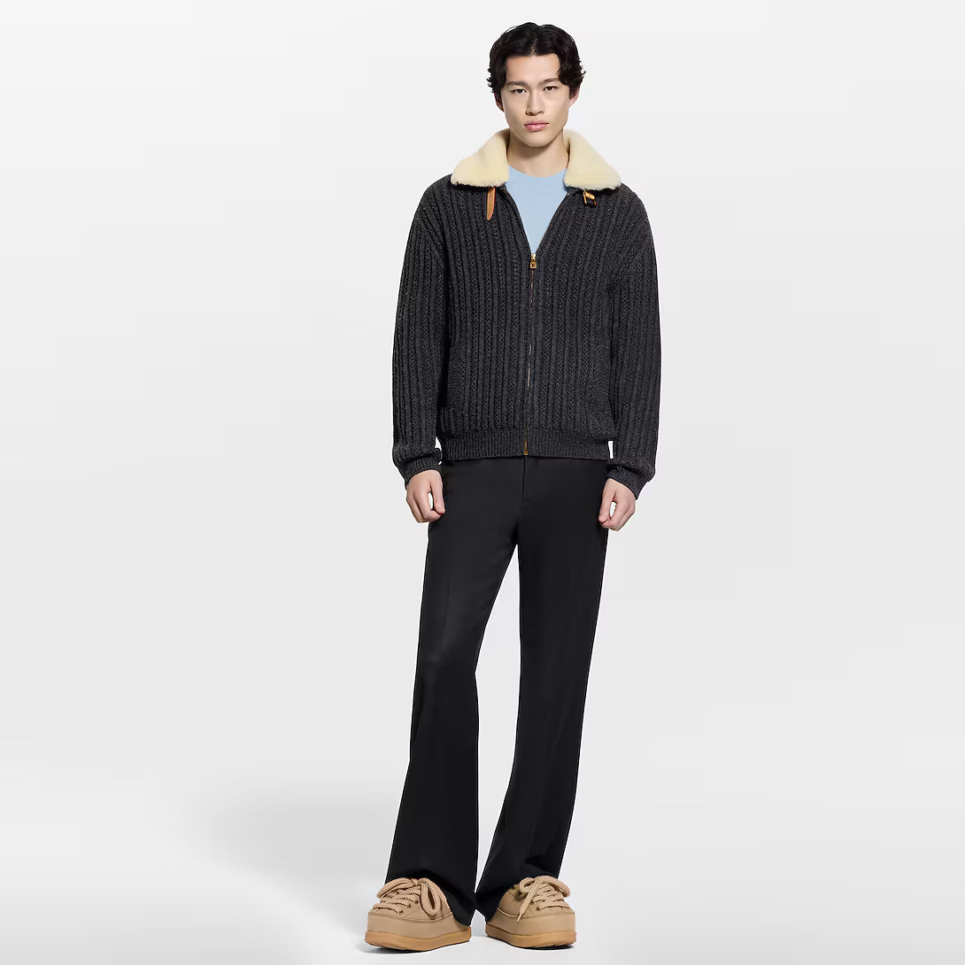 Cashmere-Wool Blouson