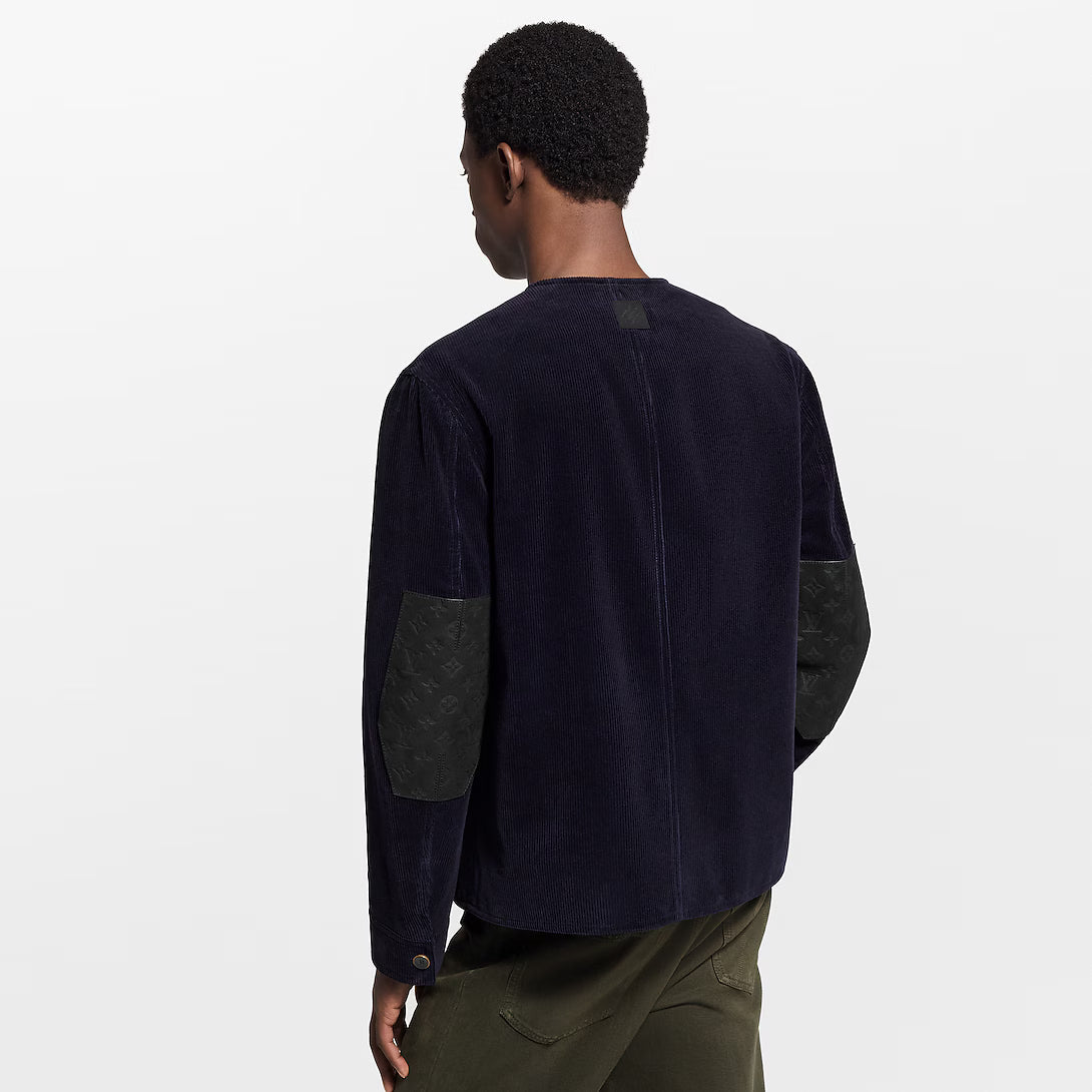 Corduroy Collarless Jacket