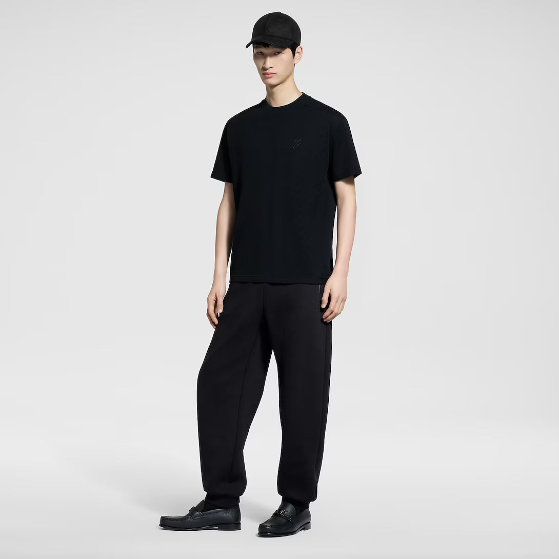 Damier Cotton Pique T-Shirt