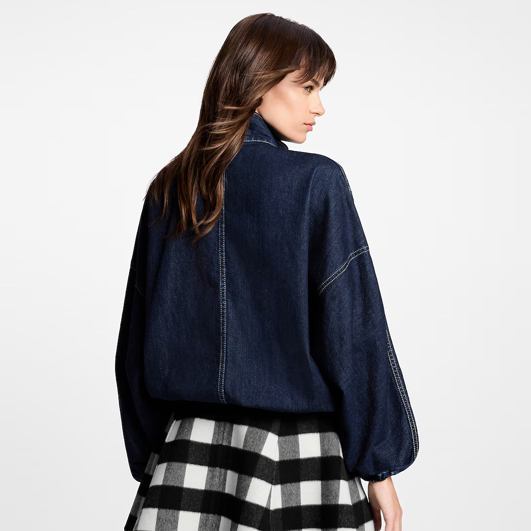 Denim Zip-Up Jacket