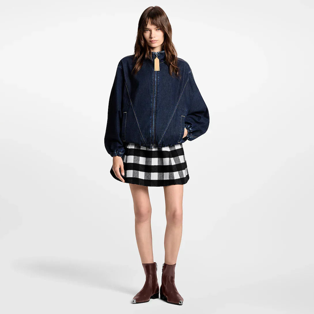 Denim Zip-Up Jacket