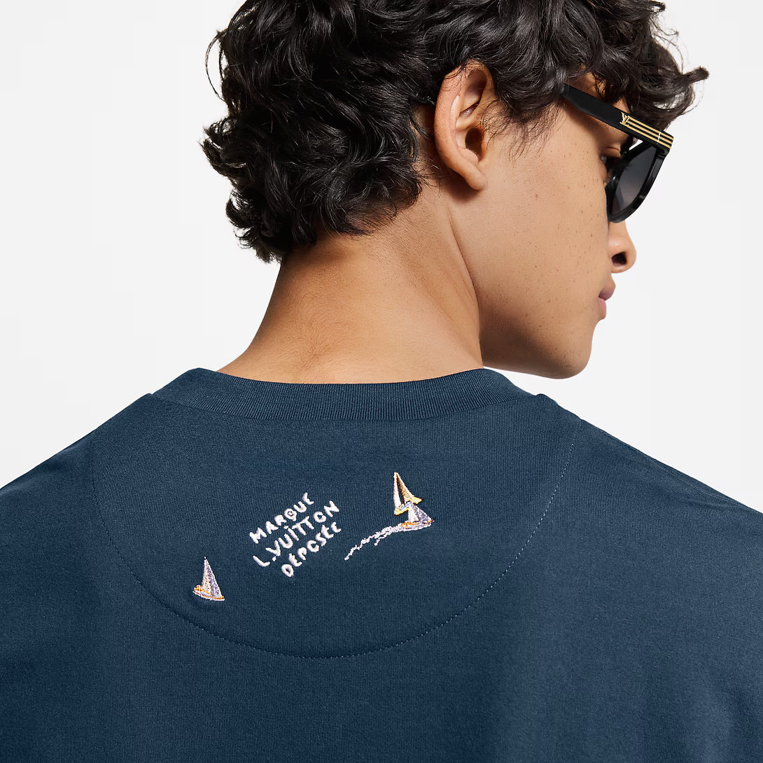 Embroidered Cotton T-Shirt