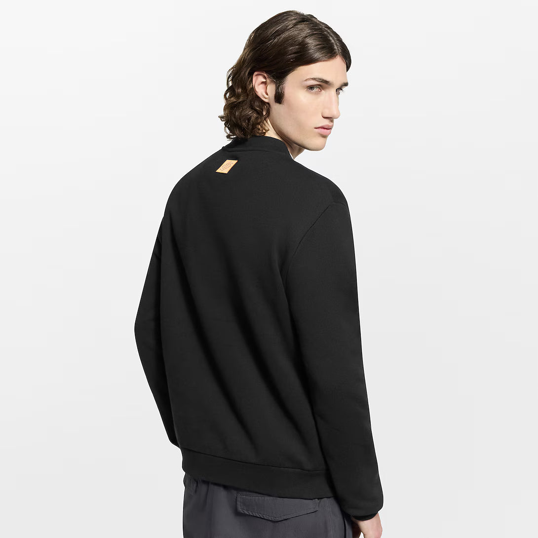 Embroidered Long-Sleeved Sweatshirt