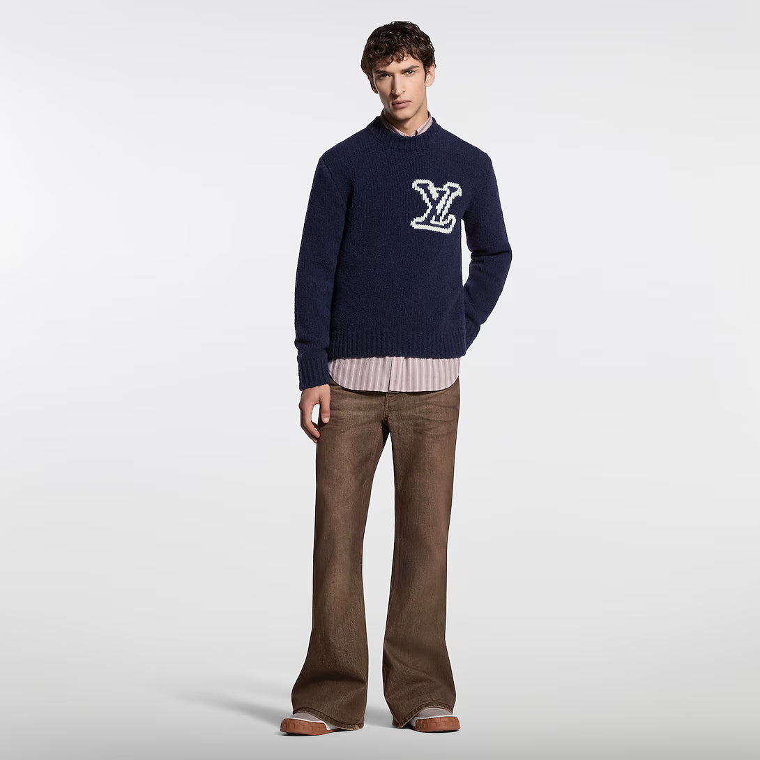 Intarsia Crewneck