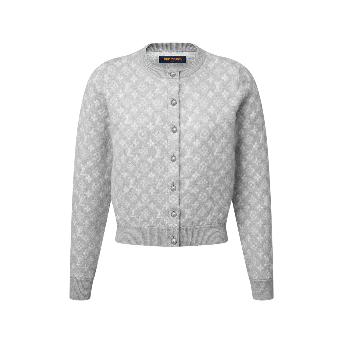 Monogram Brushed Knit Cardigan