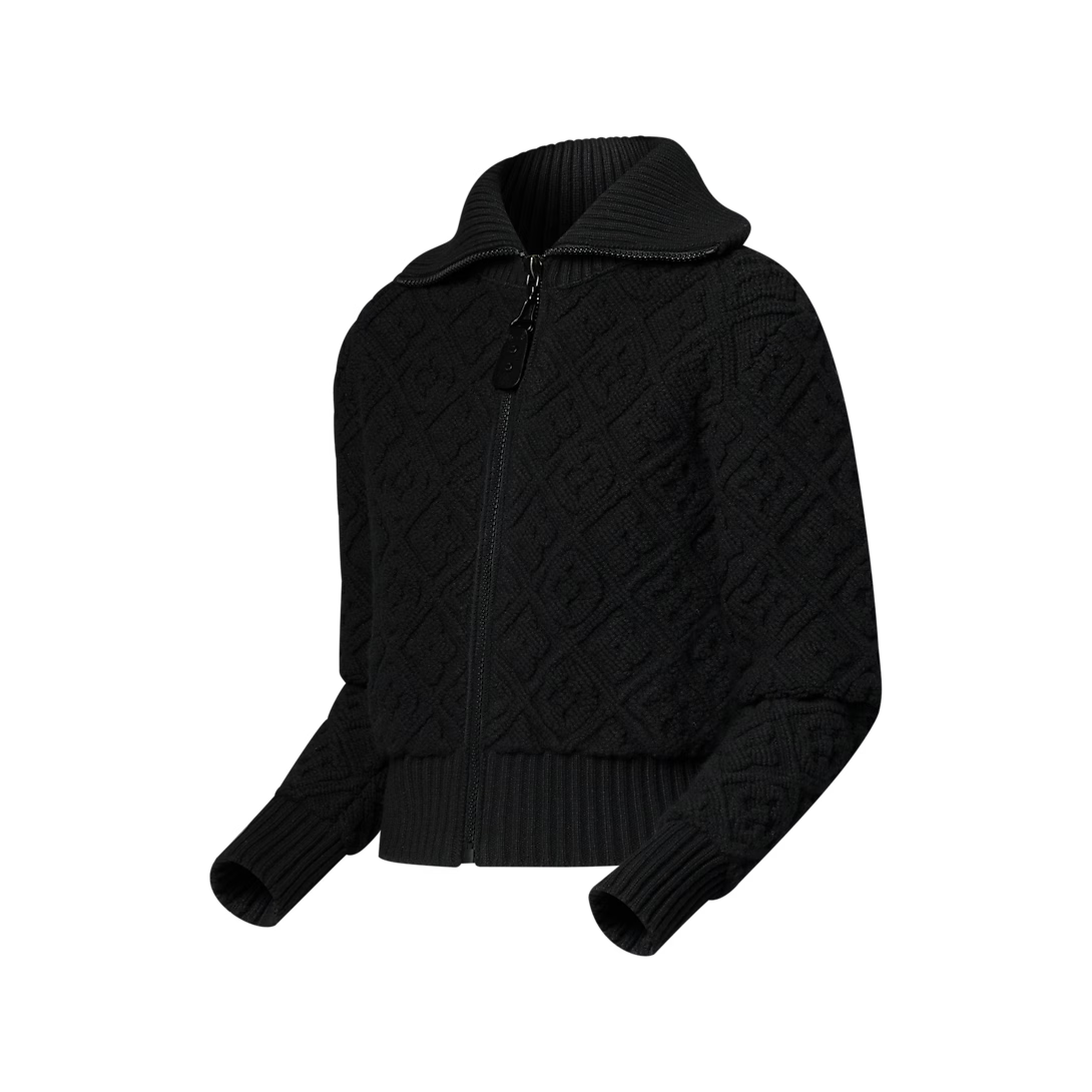Monogram Toweling Zip-Up Jacket