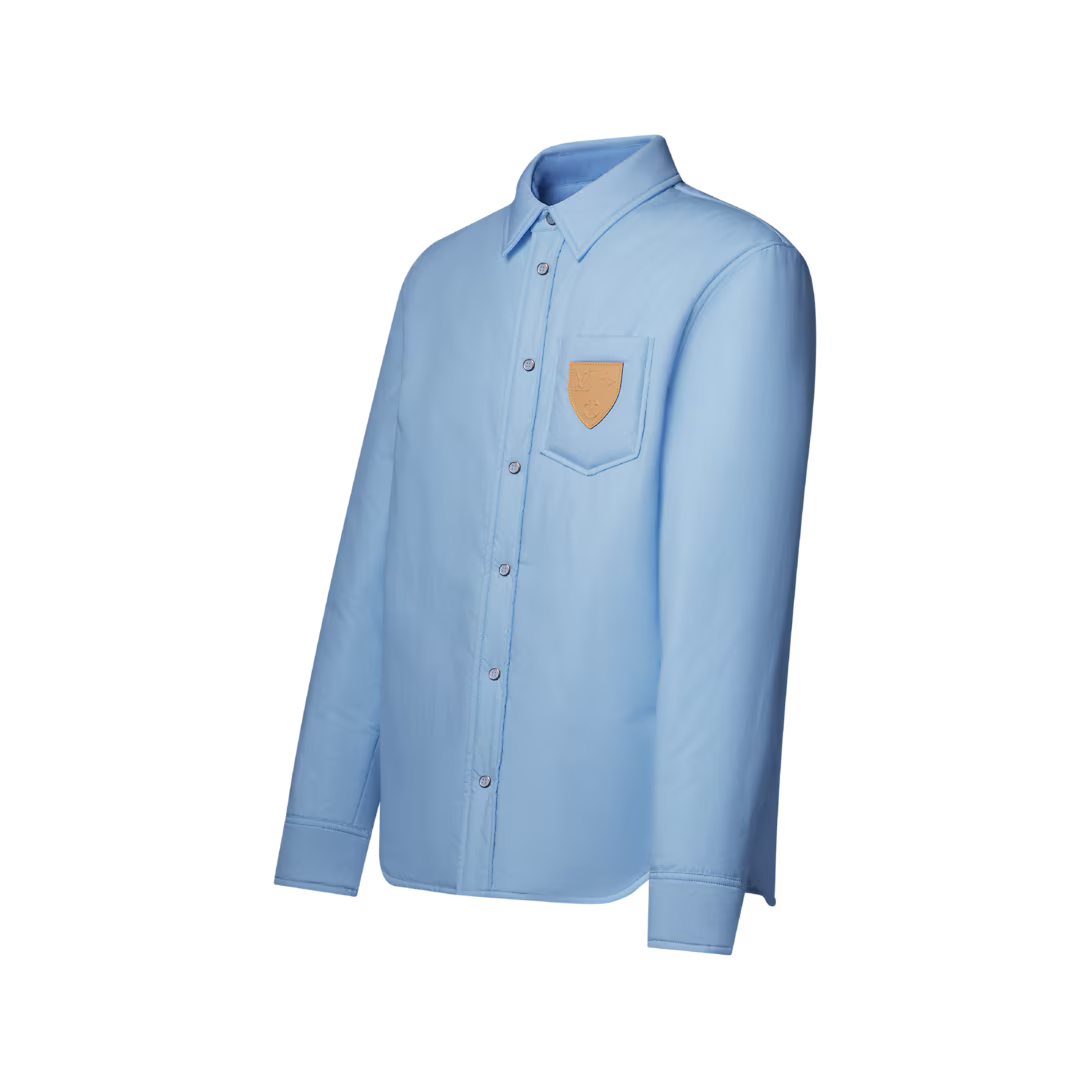 Reversible Padded Long-Sleeved Overshirt