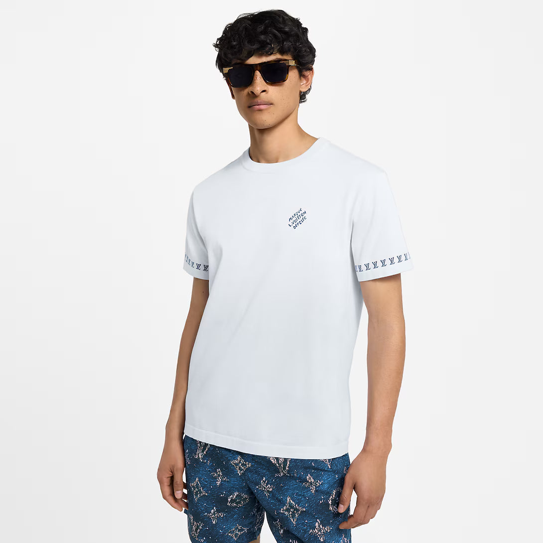 Short-Sleeved Signature Crewneck