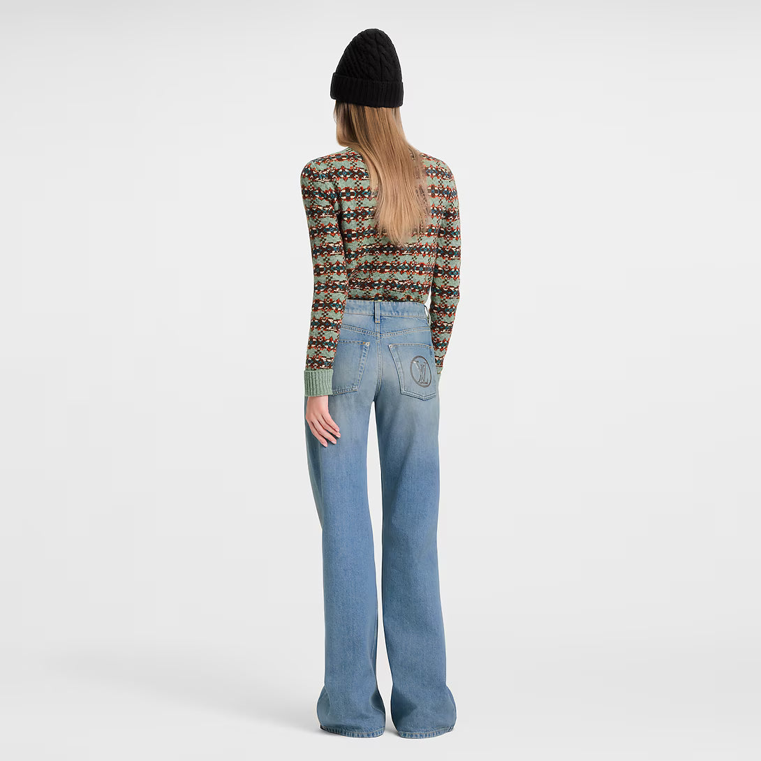 Signature Sequin Slim-Fit Jeans
