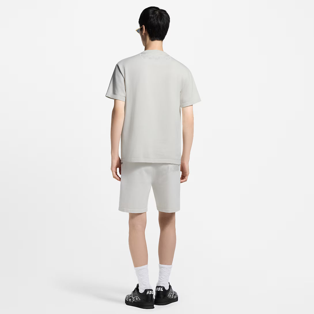T-Shirt With Monogram Nylon Details
