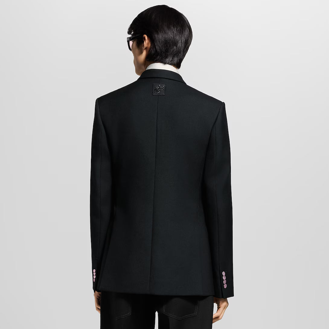 Tailored Kimono Double-Breasted Jacket