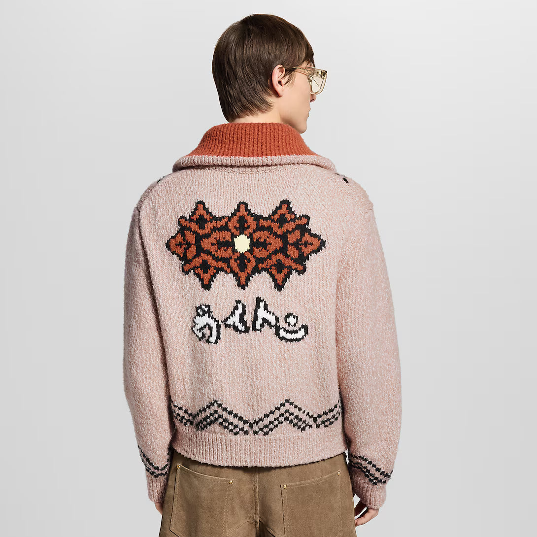 Zippered Knitted Blouson
